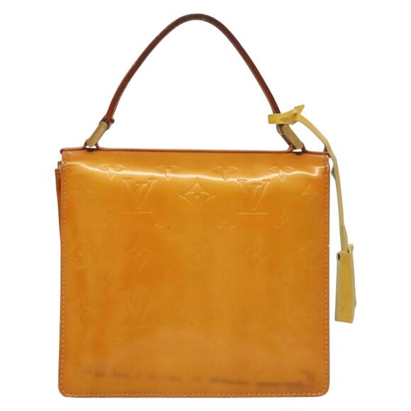 LOUIS VUITTON Monogram Vernis Spring Street Bag Lime Yellow M91068 - Picture 3 of 13